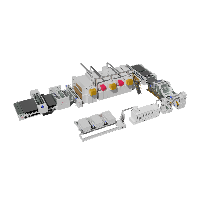 Ligne de production de ouate à liaison thermique HYL