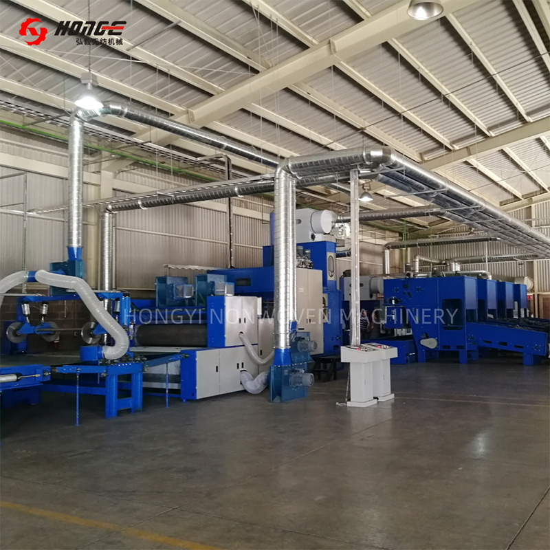 Ligne de production de feutres de rebut HYL Airlaid